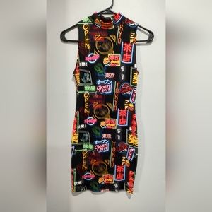 Forever 21 sushi print dress, size S